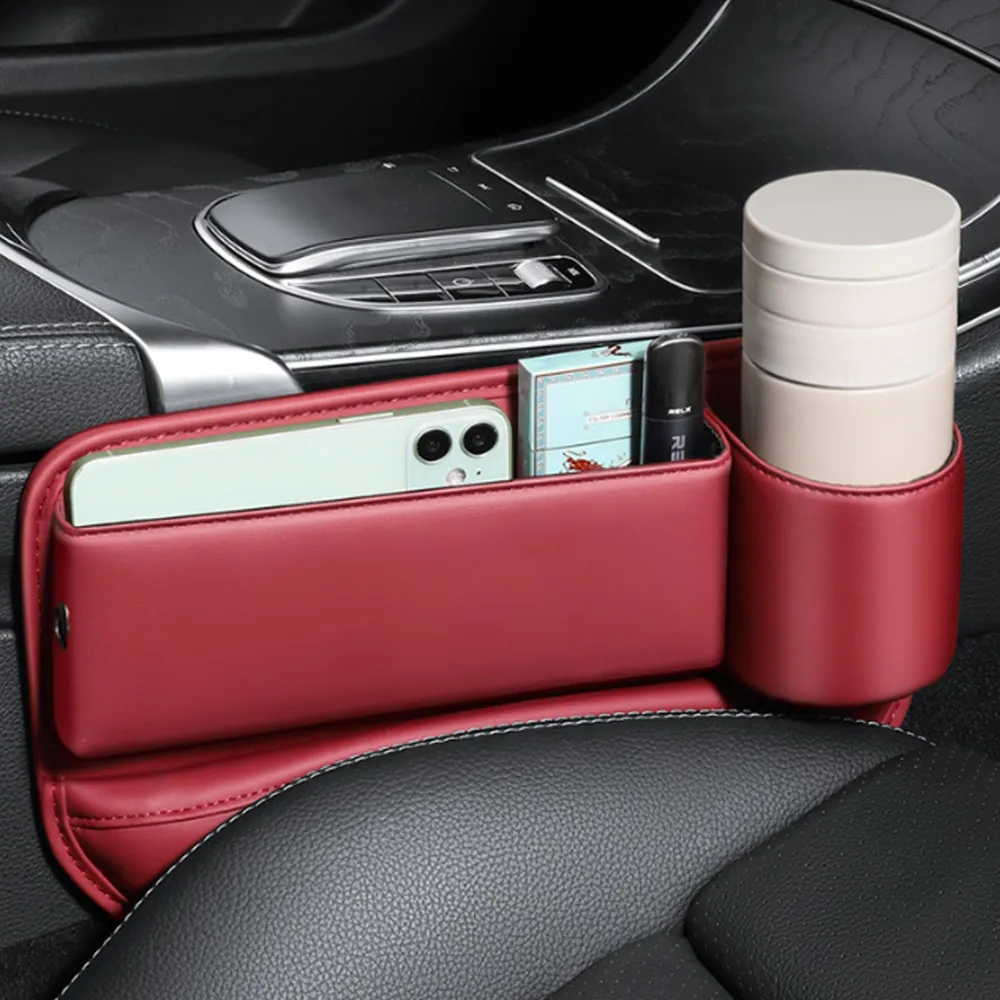 Organiser holding a phone and cups